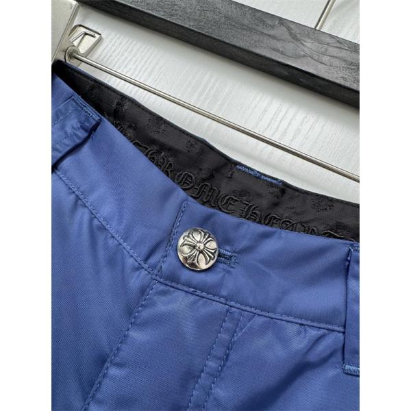 レザー切替 ポケットデザイン クロスモチーフ CHROME HEARTS クロムハーツ コピー ハーフパンツ 高級感スタイル