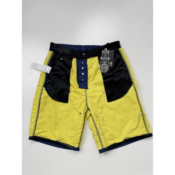 レザー切替 ポケットデザイン クロスモチーフ CHROME HEARTS クロムハーツ コピー ハーフパンツ 高級感スタイル