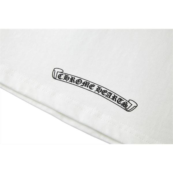 アイコンロゴ 胸元デザイン ベーシックウェア 着回し自在 CHROME HEARTS クロムハーツ コピー 半袖Tシャツ トレンド感