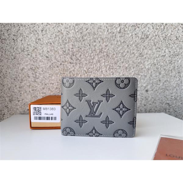 人気ルイヴィトン二つ折り財布コピーMultiple  Monogram Shadow 【M81383】LOUIS VUITTON