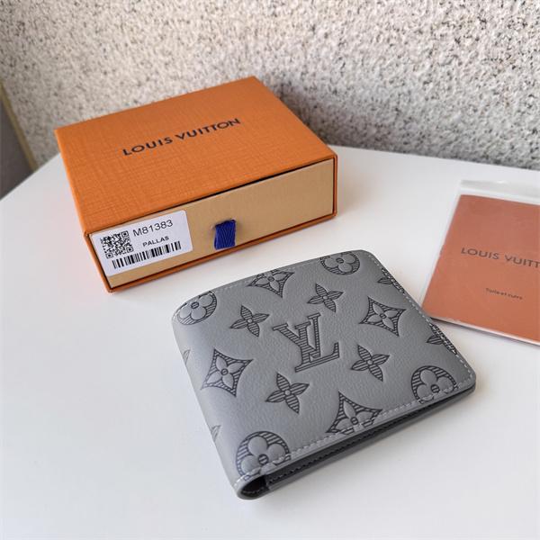 人気ルイヴィトン二つ折り財布コピーMultiple  Monogram Shadow 【M81383】LOUIS VUITTON