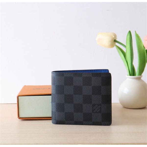 プレゼント最適☆LOUIS VUITTONルイヴィトン二つ折り財布コピーDamier Graphite Slender Wallet【N00091】
