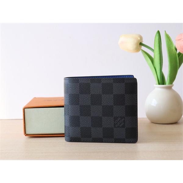 プレゼント最適☆LOUIS VUITTONルイヴィトン二つ折り財布コピーDamier Graphite Slender Wallet【N00091】