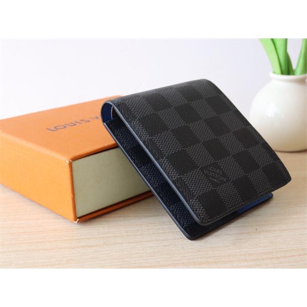 プレゼント最適☆LOUIS VUITTONルイヴィトン二つ折り財布コピーDamier Graphite Slender Wallet【N00091】