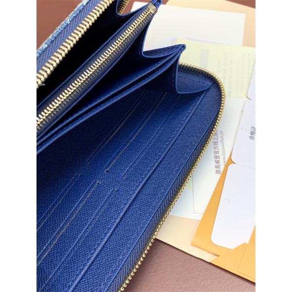 LV Zippyファスナールイヴィトン長財布コピー2026人気ランキングおしゃれ青い  M82958