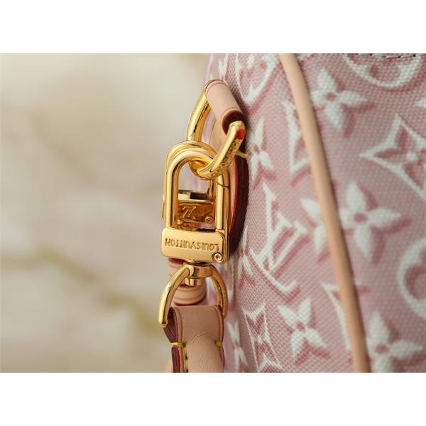 ショルダーストラップ付き コンパクトボストン 丸みフォルム LOUIS VUITTON ルイヴィトン コピー ハンドバッグ 上品カジュアル