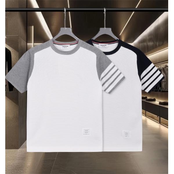 快適Thom Browneトムブラウンtシャツスーパーコピーオシャレエレガント2色半袖