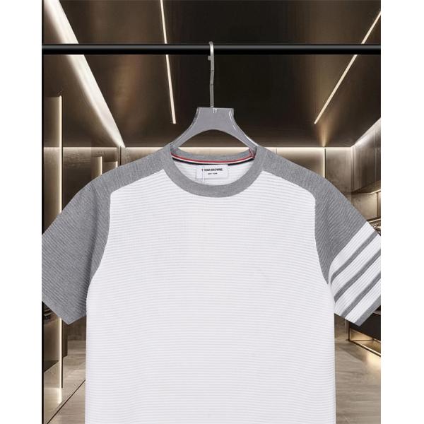 快適Thom Browneトムブラウンtシャツスーパーコピーオシャレエレガント2色半袖