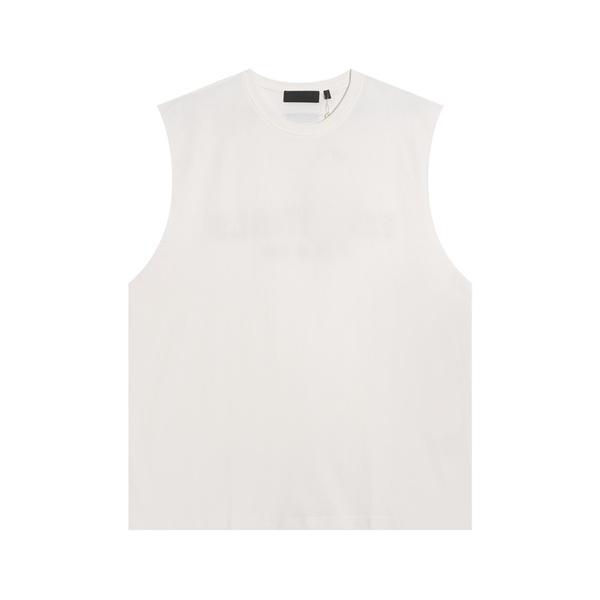 ミニマルデザイン ワイドフォルム ESSENTIALS エッセンシャルズ コピー ノースリーブTシャツ カジュアルコーデ 存在感