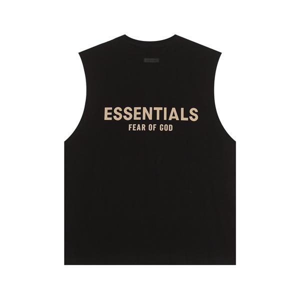 ミニマルデザイン ワイドフォルム ESSENTIALS エッセンシャルズ コピー ノースリーブTシャツ カジュアルコーデ 存在感