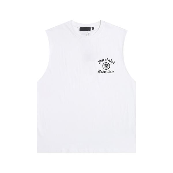 バックグラフィック ロゴプリント ESSENTIALS エッセンシャルズ コピー ノースリーブTシャツ オーバーシルエット ストリートファッション