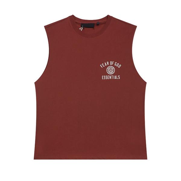 ロゴアクセント シンプルシルエット ESSENTIALS エッセンシャルズ コピー ノースリーブTシャツ カジュアルスタイル おしゃれコーデ