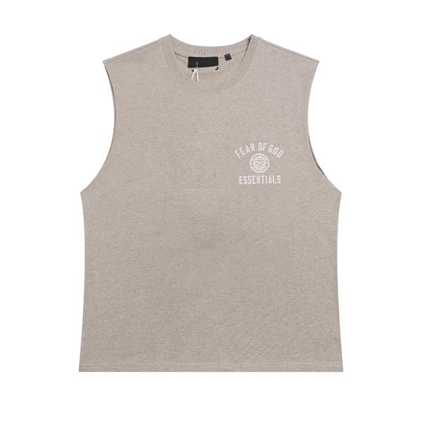 ロゴアクセント シンプルシルエット ESSENTIALS エッセンシャルズ コピー ノースリーブTシャツ カジュアルスタイル おしゃれコーデ
