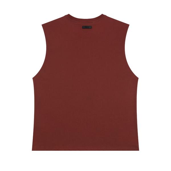 ロゴアクセント シンプルシルエット ESSENTIALS エッセンシャルズ コピー ノースリーブTシャツ カジュアルスタイル おしゃれコーデ