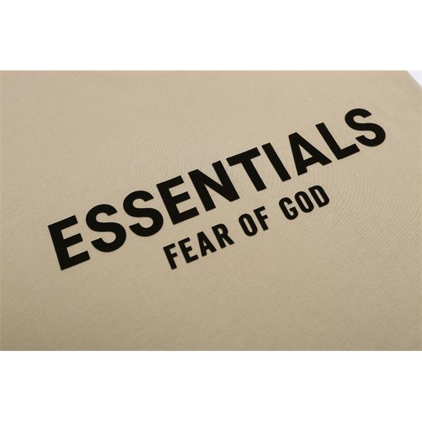 フロントロゴプリント ベーシックシルエット ESSENTIALS エッセンシャルズ コピー ノースリーブTシャツ ユニセックス ストリートファッション