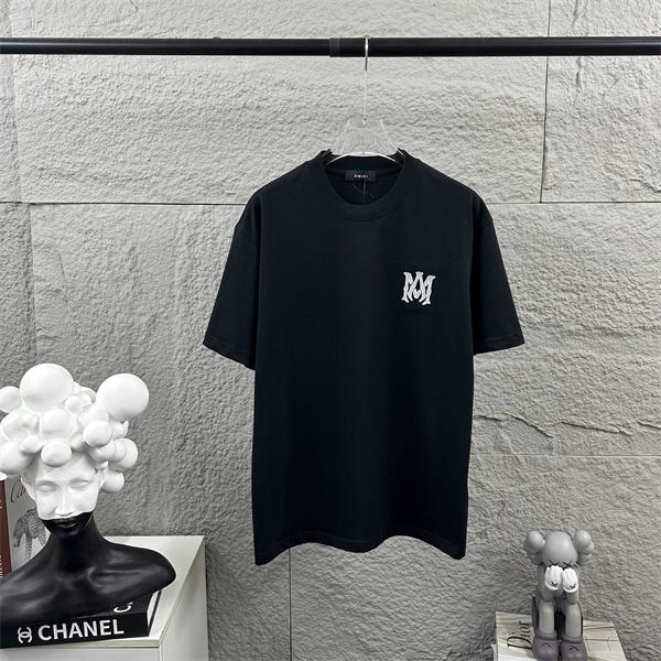 胸元グラフィック シンプルフォルム AMIRI アミリ コピー 半袖Tシャツ ストリートウェア 大人カジュアル 人気アイテム