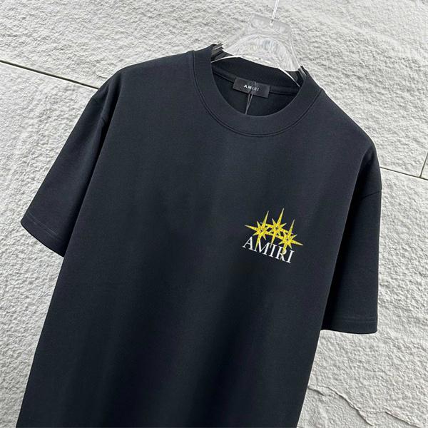 スタープリント ロックテイスト AMIRI アミリ コピー 半袖Tシャツ カジュアルウェア 存在感あるデザイン ブランド感