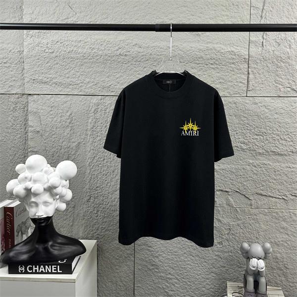 スタープリント ロックテイスト AMIRI アミリ コピー 半袖Tシャツ カジュアルウェア 存在感あるデザイン ブランド感