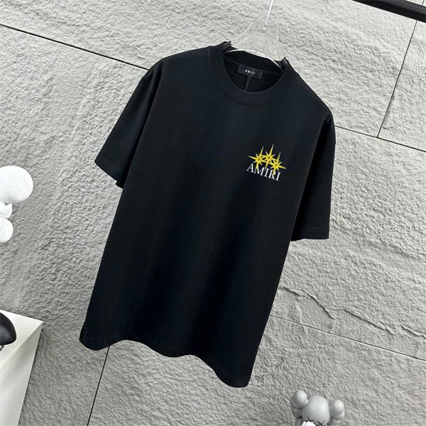 スタープリント ロックテイスト AMIRI アミリ コピー 半袖Tシャツ カジュアルウェア 存在感あるデザイン ブランド感