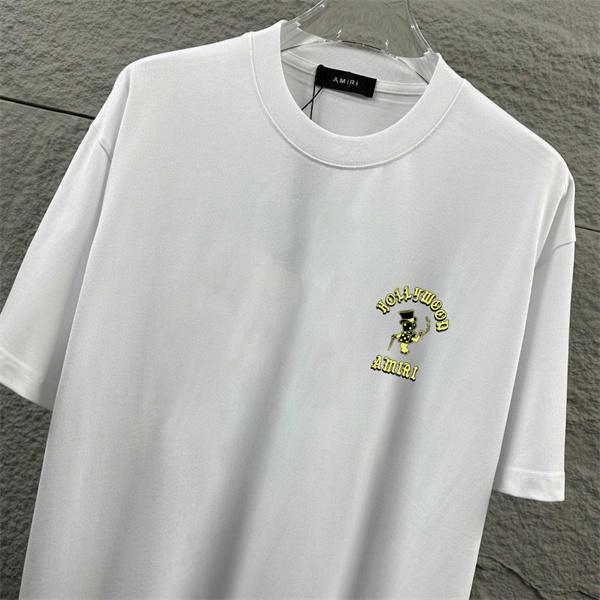 バックプリントデザイン アメリカンテイスト AMIRI アミリ コピー 半袖Tシャツ ルーズシルエット 快適フィット おしゃれアイテム