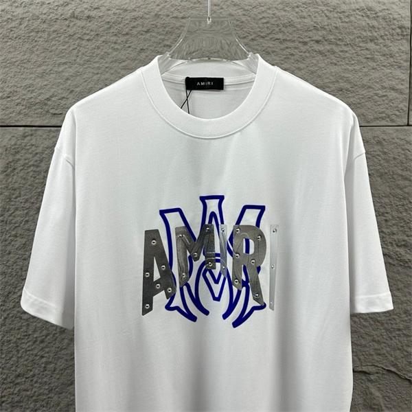 モチーフデザイン ミニマルシルエット AMIRI アミリ コピー 半袖Tシャツ さらっとした着心地 モードカジュアル 人気ブランド