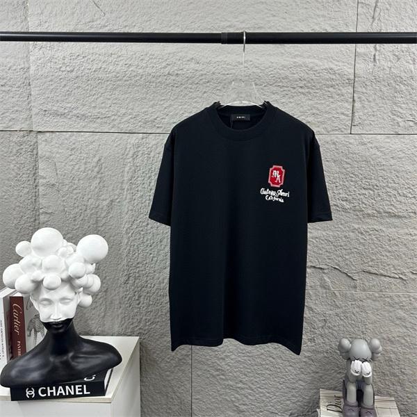 ミニマルデザイン クルーネック仕様 AMIRI アミリ コピー 半袖Tシャツ 柔らかな着用感 大人カジュアル 注目アイテム