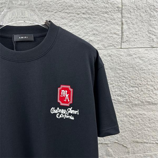 ミニマルデザイン クルーネック仕様 AMIRI アミリ コピー 半袖Tシャツ 柔らかな着用感 大人カジュアル 注目アイテム