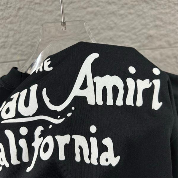 ミニマルデザイン クルーネック仕様 AMIRI アミリ コピー 半袖Tシャツ 柔らかな着用感 大人カジュアル 注目アイテム