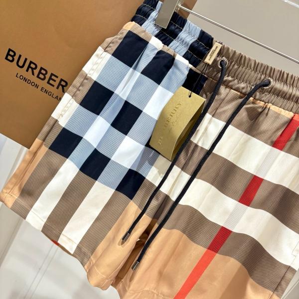 軽快な穿き心地 大判チェック Burberry ビーチパンツ バーバリー 休日レジャー 即戦力