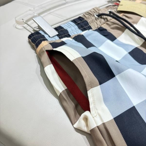 軽快な穿き心地 大判チェック Burberry ビーチパンツ バーバリー 休日レジャー 即戦力