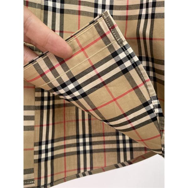 パターンシャツ ボタンフロント ナチュラルライン BURBERRY バーバリー コピー 半袖シャツ 大人カジュアル 話題モデル