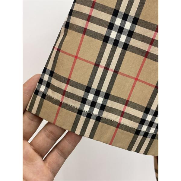 パターンシャツ ボタンフロント ナチュラルライン BURBERRY バーバリー コピー 半袖シャツ 大人カジュアル 話題モデル