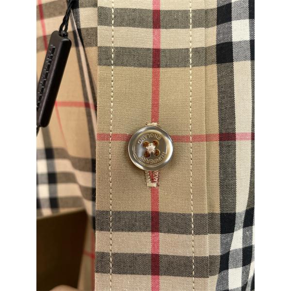 パターンシャツ ボタンフロント ナチュラルライン BURBERRY バーバリー コピー 半袖シャツ 大人カジュアル 話題モデル