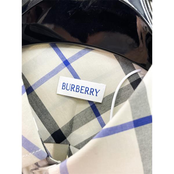 ダイヤチェック柄 レギュラーカラー シャープライン BURBERRY バーバリー コピー 半袖シャツ 英国調デザイン 注目スタイル