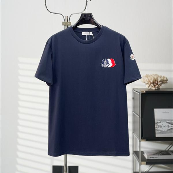 ブランドパッチデザイン ストレートシルエット 軽快な着用感 MONCLER モンクレール コピー 半袖Tシャツ 休日コーデ 注目スタイル