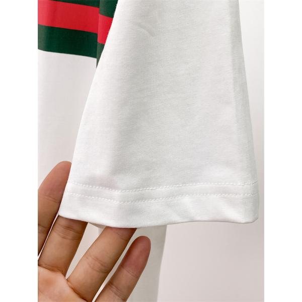 アイコンモチーフ コットンライク素材 ストレートフォルム GUCCI グッチ コピー 半袖Tシャツ レトロテイスト 売れ筋モデル