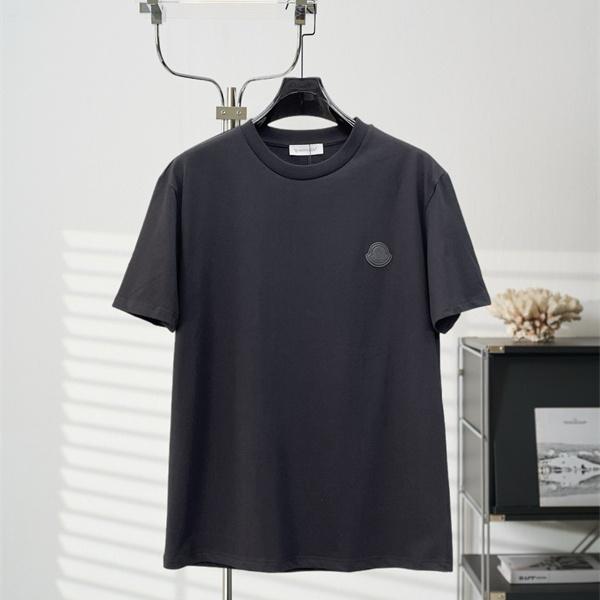 エンブレムパッチ クルーネック コットンウェア MONCLER モンクレール コピー 半袖Tシャツ 定番アイテム 洗練カジュアル