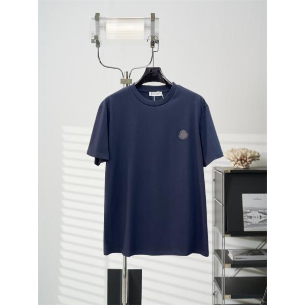 エンブレムパッチ クルーネック コットンウェア MONCLER モンクレール コピー 半袖Tシャツ 定番アイテム 洗練カジュアル