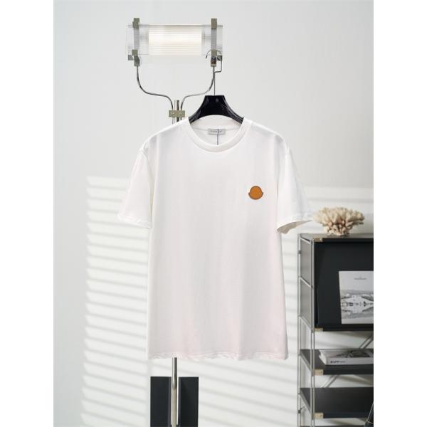 エンブレムパッチ クルーネック コットンウェア MONCLER モンクレール コピー 半袖Tシャツ 定番アイテム 洗練カジュアル