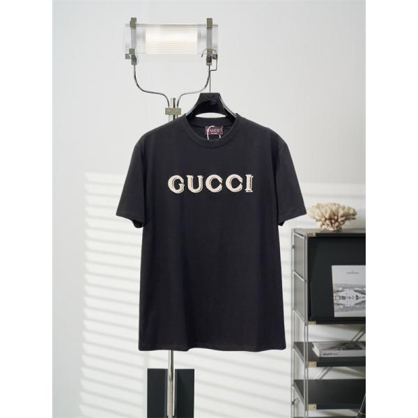 ロゴグラフィック 無地ベース リラックスシルエット GUCCI グッチ コピー 半袖Tシャツ トレンド感 大人カジュアル