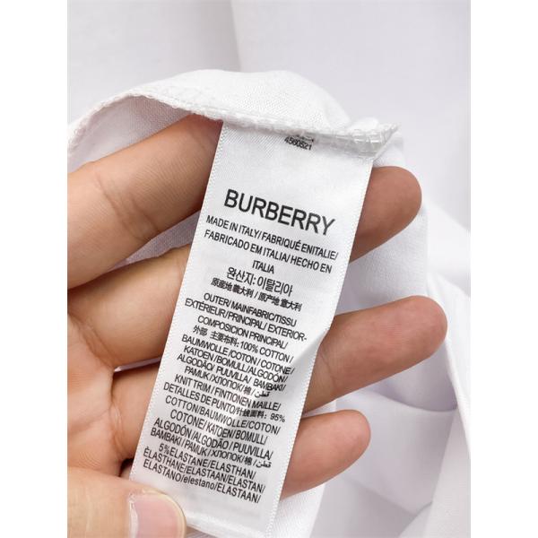 コットンライク素材 リラックスシルエット 快適な着用感 BURBERRY バーバリー コピー 半袖Tシャツ ワードローブアイテム