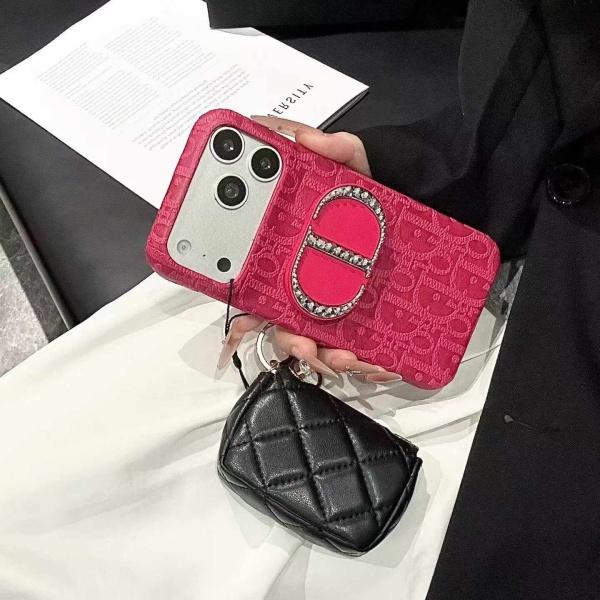 コーデ映え ビジュー装飾 Dior スマホケース 豊富なカラー展開 ディオール 背面デザイン