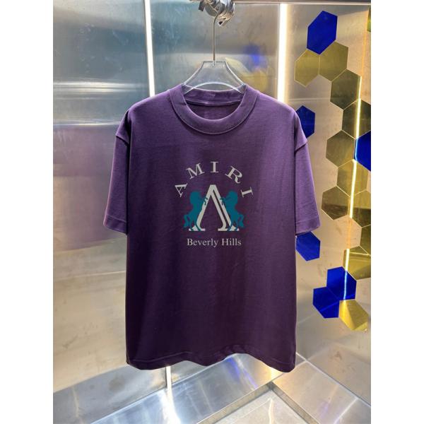 フロントプリント アートロゴデザイン コットンウェア AMIRI アミリ コピー 半袖Tシャツ ヴィンテージテイスト ストリートファッション