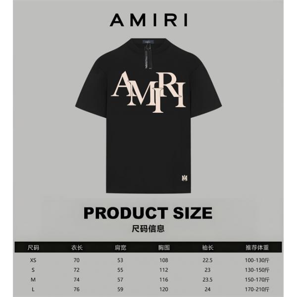 ビッグロゴグラフィック クルーネック 2026新作 AMIRI アミリ コピー 半袖Tシャツ ブランドアイコン シンプルモード
