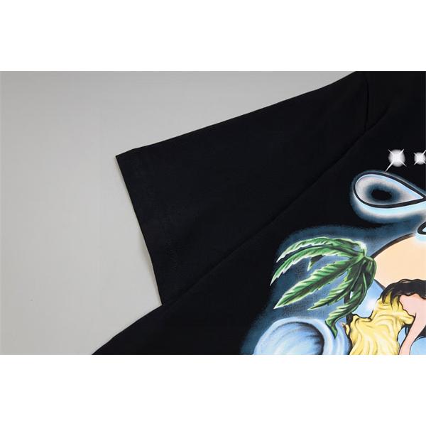 イラストプリント コットンウェア 軽やかな着心地 AMIRI アミリ コピー 半袖Tシャツ 夏カジュアル 人気モデル