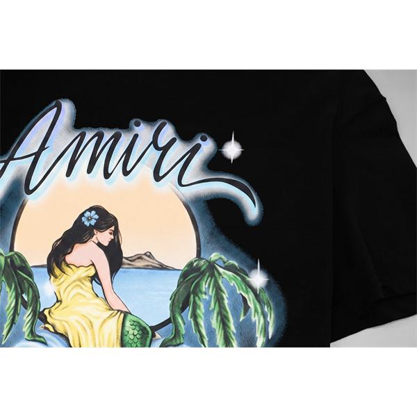 イラストプリント コットンウェア 軽やかな着心地 AMIRI アミリ コピー 半袖Tシャツ 夏カジュアル 人気モデル