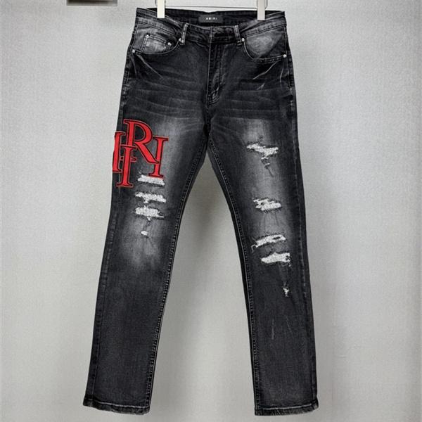 グランジテイスト クラッシュデザイン アメリカンカジュアル AMIRI アミリ コピー デニムパンツ コーディネート自在