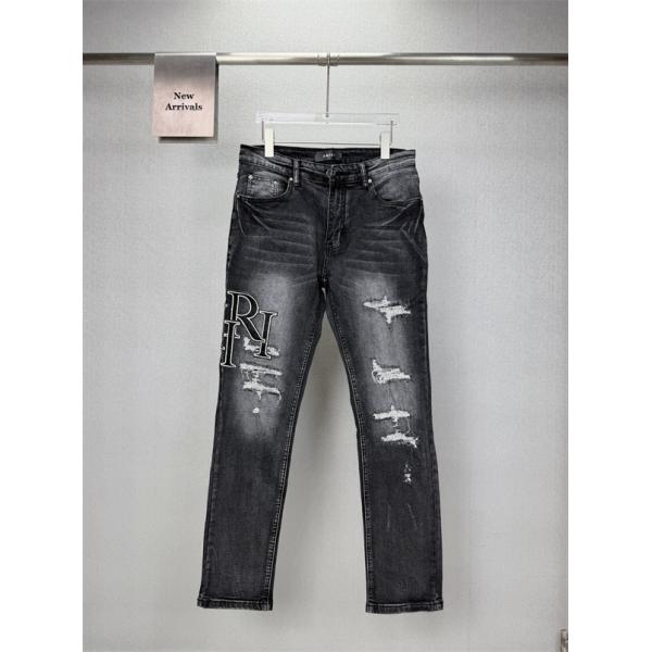 グランジテイスト クラッシュデザイン アメリカンカジュアル AMIRI アミリ コピー デニムパンツ コーディネート自在