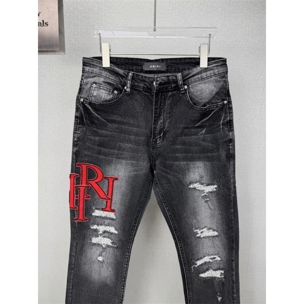 グランジテイスト クラッシュデザイン アメリカンカジュアル AMIRI アミリ コピー デニムパンツ コーディネート自在