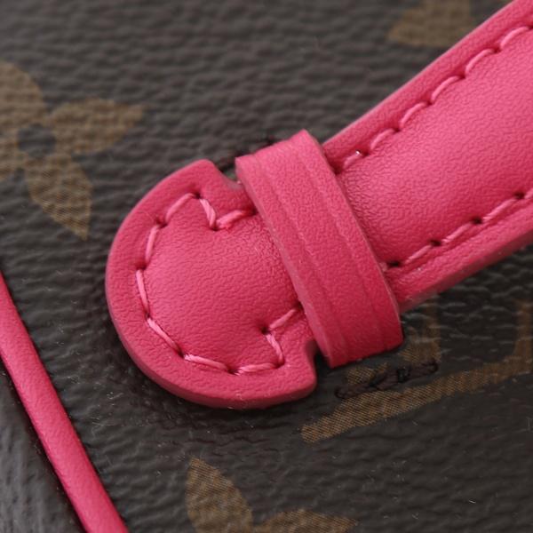 注目度UP M14832 モノグラム化粧ポーチ ルイ・ヴィトン ローズピンク内装 Louis Vuitton コンパクト収納
